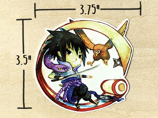 Chibi Sasuke Sticker picture