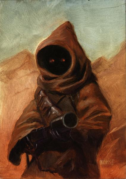 Jawa oil painting picture