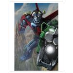 Classic Voltron limited edition lithogragh