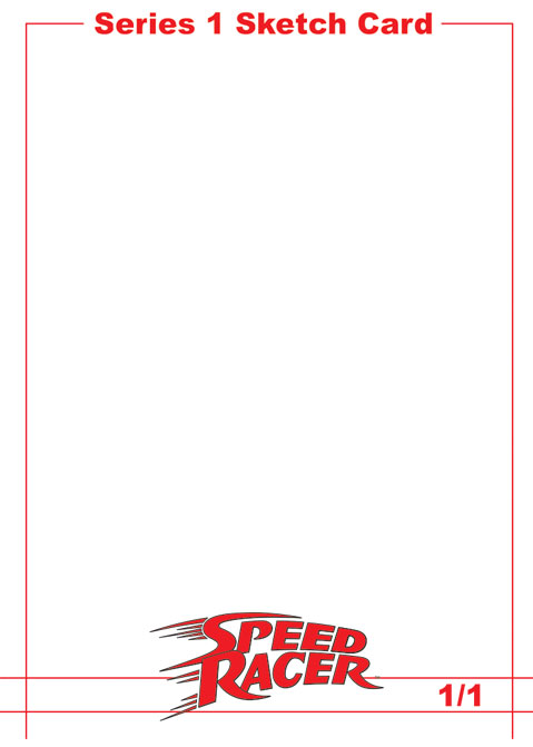 Speed Racer Sketch Card Set (Blanks) picture