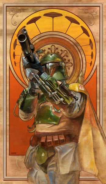 Boba Fett: Cloud City Gambit Limited Edition Print