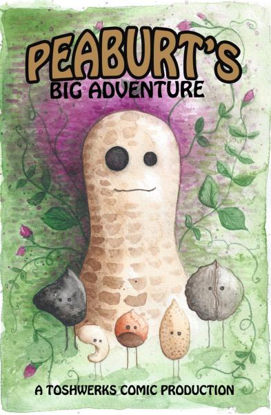 Peaburt Big Adventure- full color comic book picture