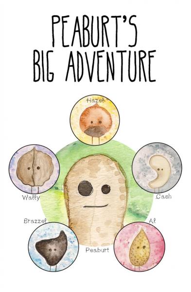 Peaburt Big Adventure- full color comic book picture