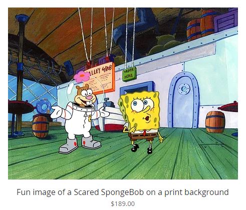 SpongeBob Production Art