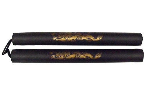 FOAM NUNCHAKU W/ DRAGON DESIGN picture