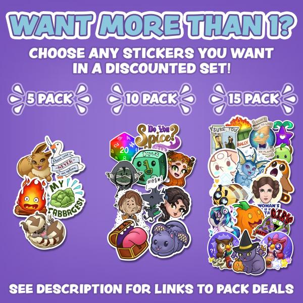 Various Vinyl Stickers