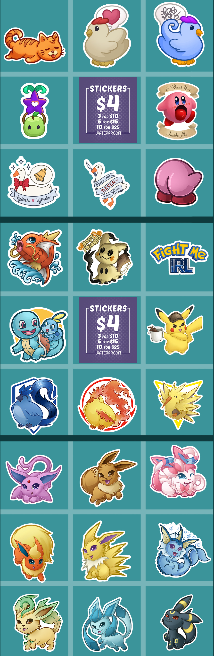 Various Vinyl Stickers picture
