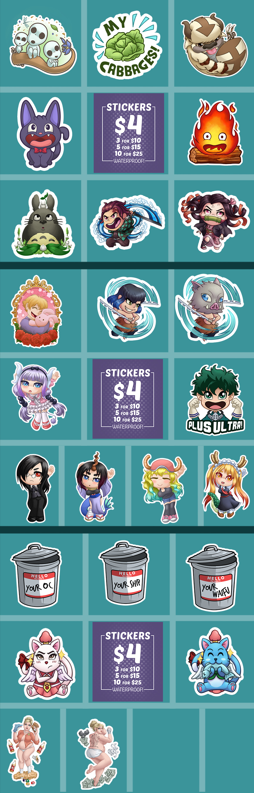 Various Vinyl Stickers picture