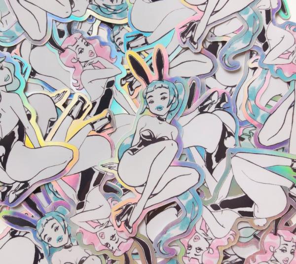Bunny Holographic Stickers picture