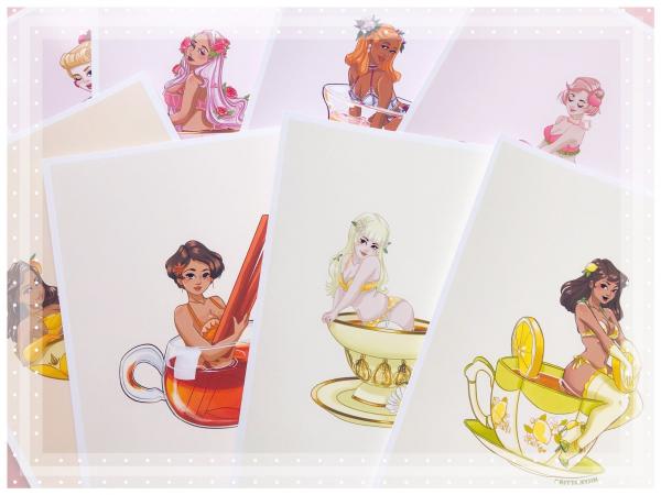 Tea Girl Prints