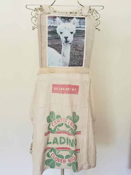 Feed Sack Apron Alpaca picture