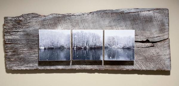 Calm and Quiet - 27"WX10.5"H Reclaimed Wood