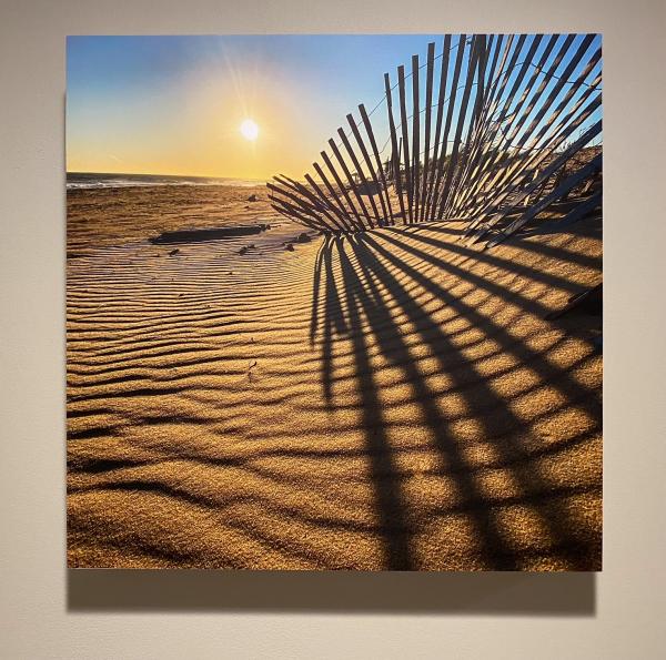 Sun and Shadows - 16X16 Wood Panel