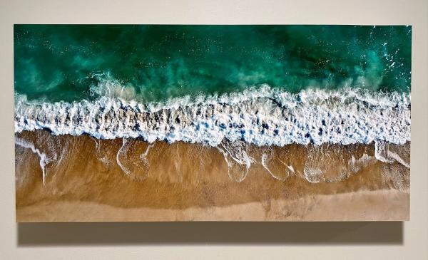 Rolling Waves - 10X20 Photo on Wood