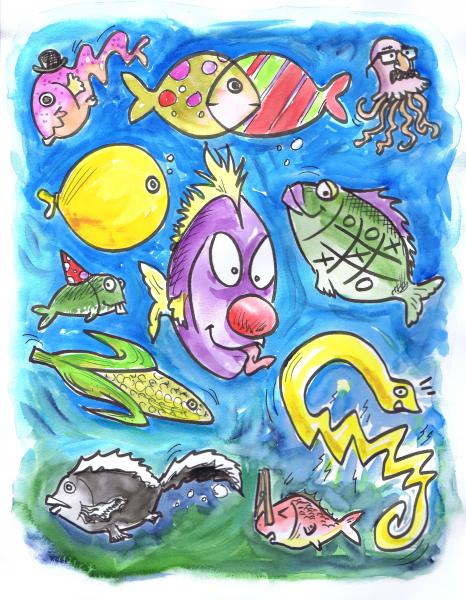Fish Song Fun - Book picture