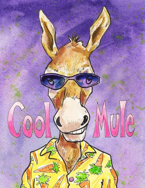 Cool Mule Print