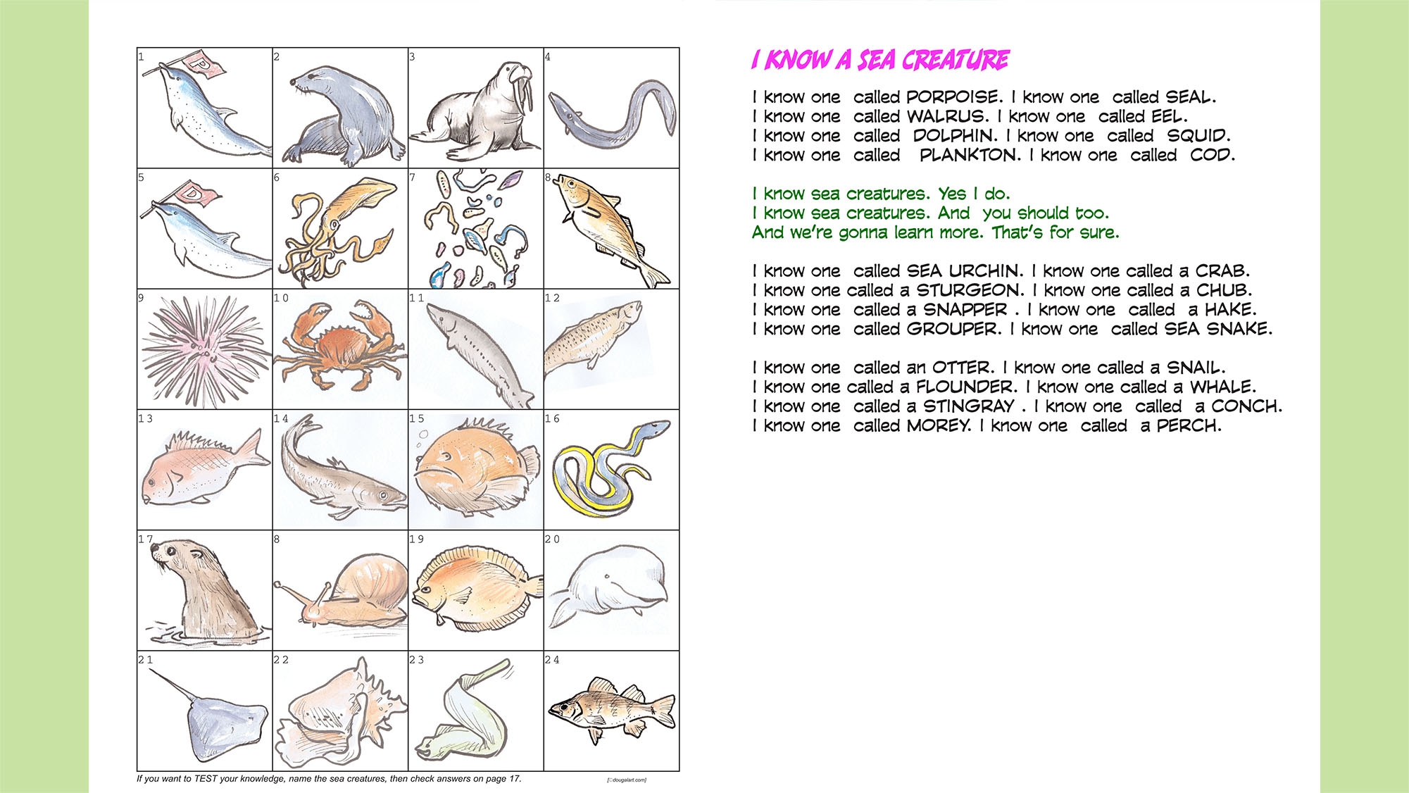 Fish Song Fun - Book picture