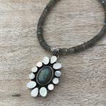 Labradorite and Mother of Pearl - 1