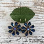 Vintage Navy Flower