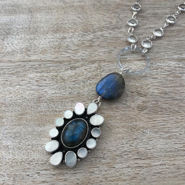 Labradorite and Mother of Pearl - 2 picture