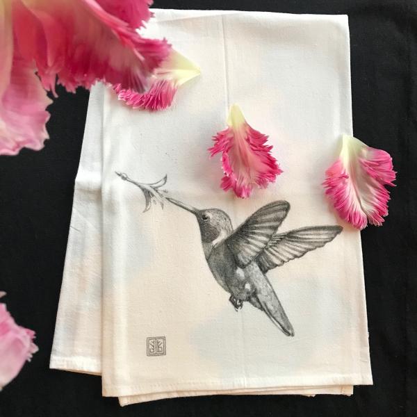 TEA TOWEL HUMMINGBIRD picture