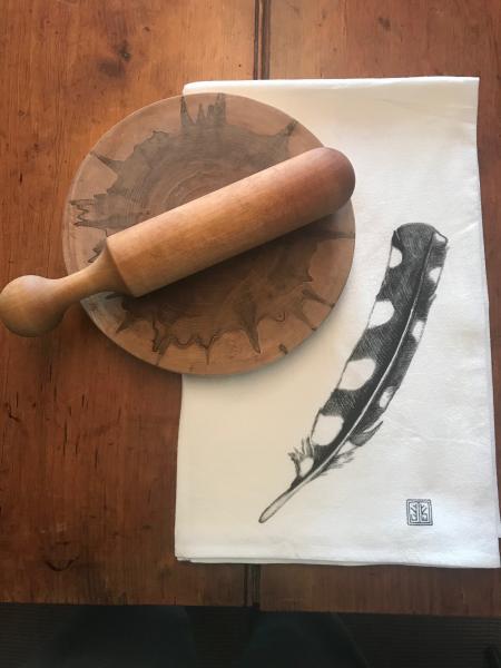 TEA TOWEL FEATHER
