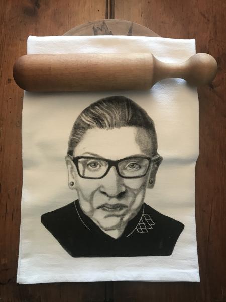 TEA TOWEL RUTH BADER GINSBURG !!! picture