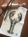 TEA TOWEL LOBSTER