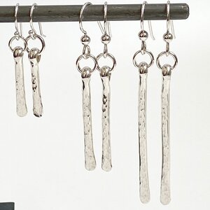 sterling twig earrings