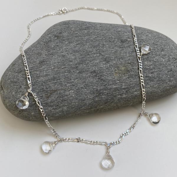 quartz crystal brio necklace