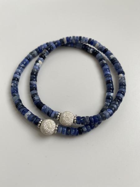 sodalite sparkle bead bracelets picture