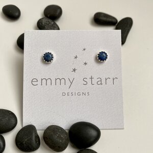 gemstone post earrings picture