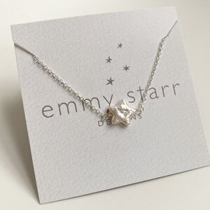 little pearl star necklace