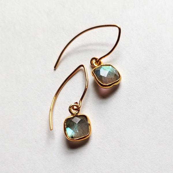 Petite Labradorite earrings