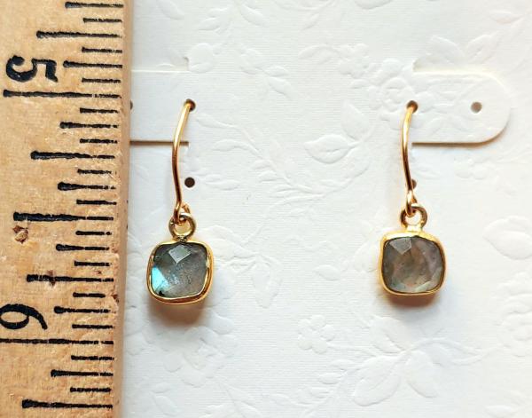 Petite Labradorite earrings picture