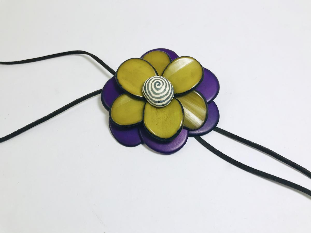 Bolo flower-purple picture