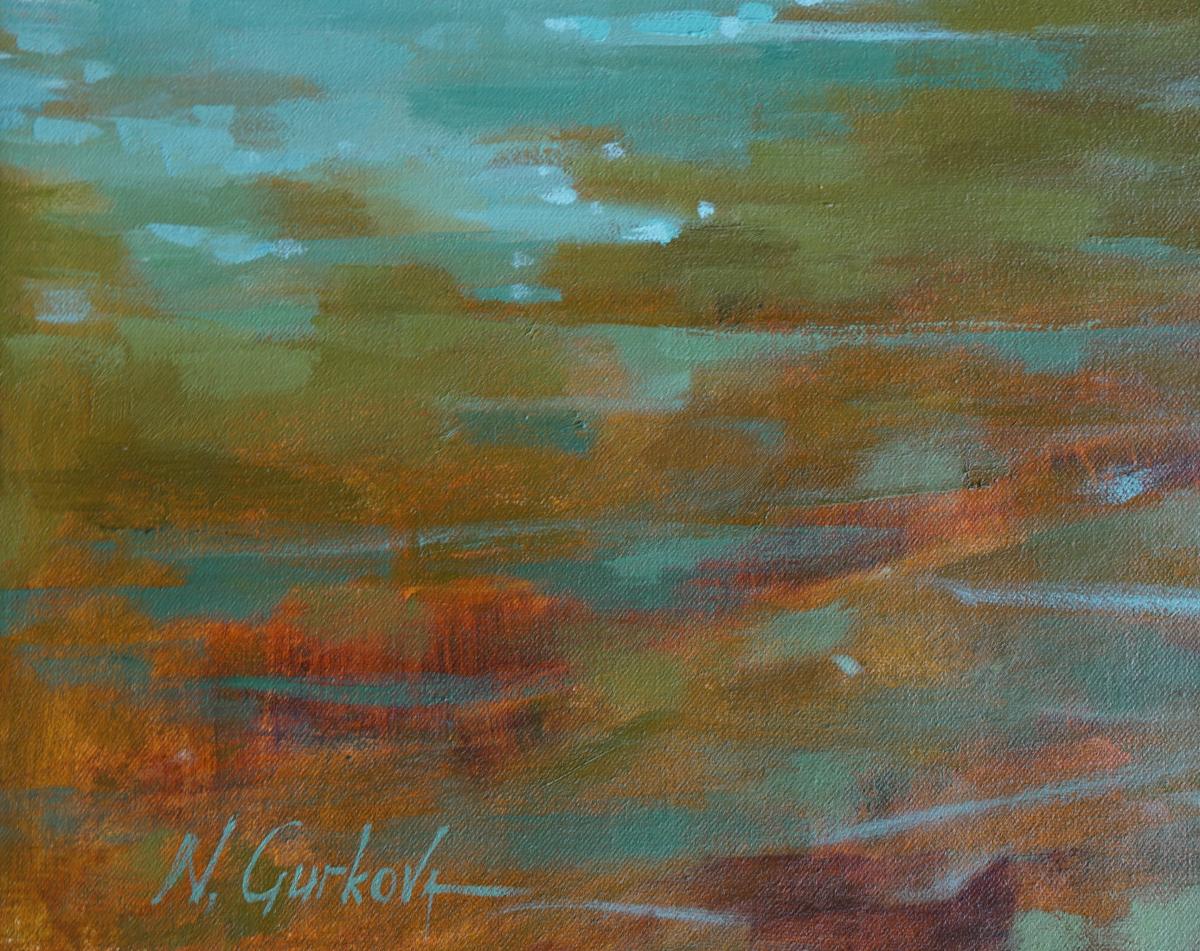 Lakeshore sunset picture