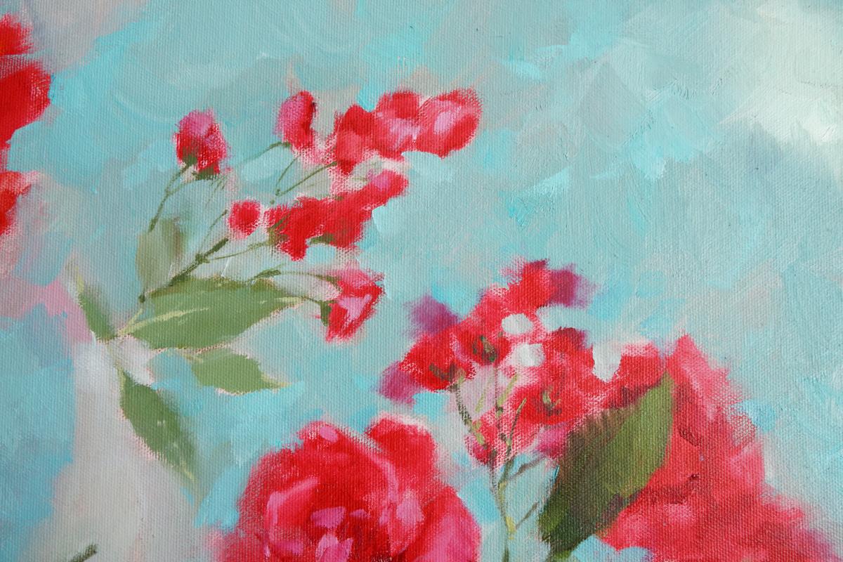 Two scarves and roses picture