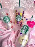 Hearts Custom Starbucks Cold Cups