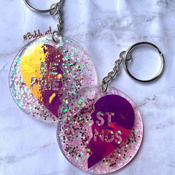 Best Friends Keychain | Purse pendant picture