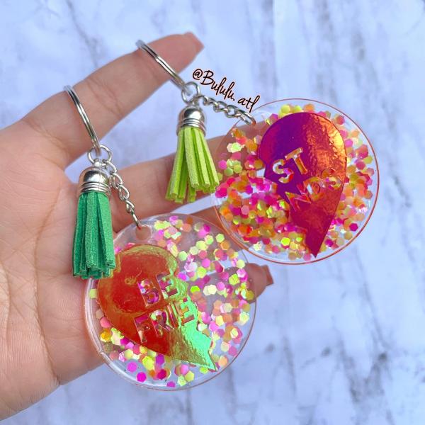 Best Friends Keychain | Purse pendant