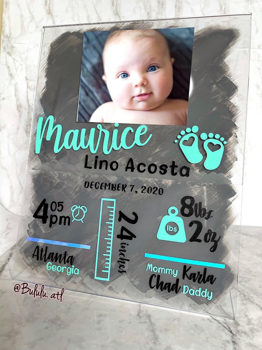 New Born / New Mom Plaque picture