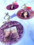 Photo and Quote Keychain | Purse Pendant
