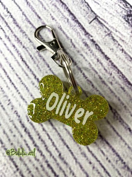 Dog Tag resin Bone Shape picture