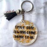 Drive Safe Keychain | Purse Pendant