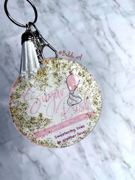 Custom Quote Keychain | Purse Pendant picture