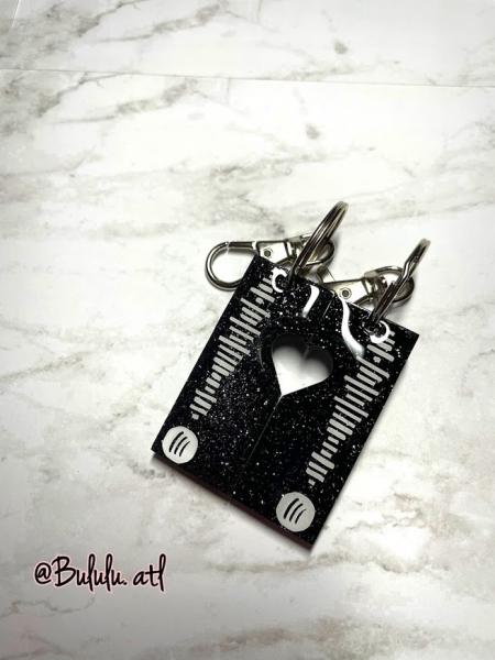 Spotify Keychain Mother and Daughter Purse Pendant | Couple | Friends picture