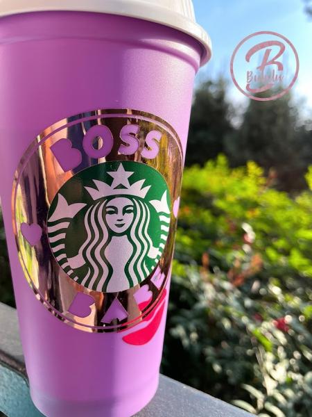 Big Hearts Full Wrap Starbucks Coffee Cups picture