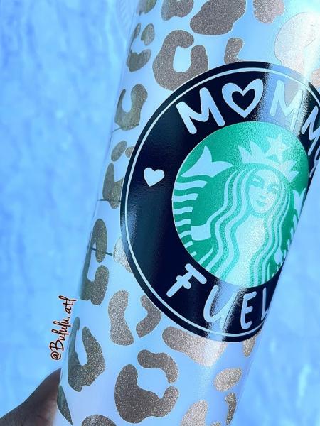Mother's Day Leopard Custom Starbucks Cold Cup picture