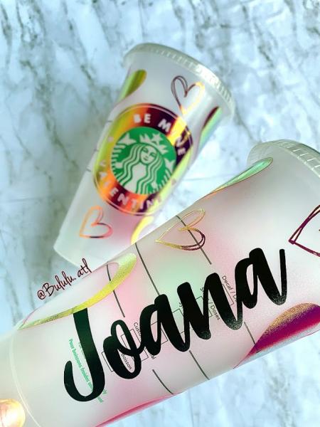 Hearts Custom Starbucks Cold Cups picture